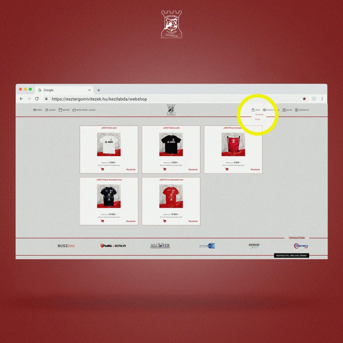 ELINDULT A WEBSHOP