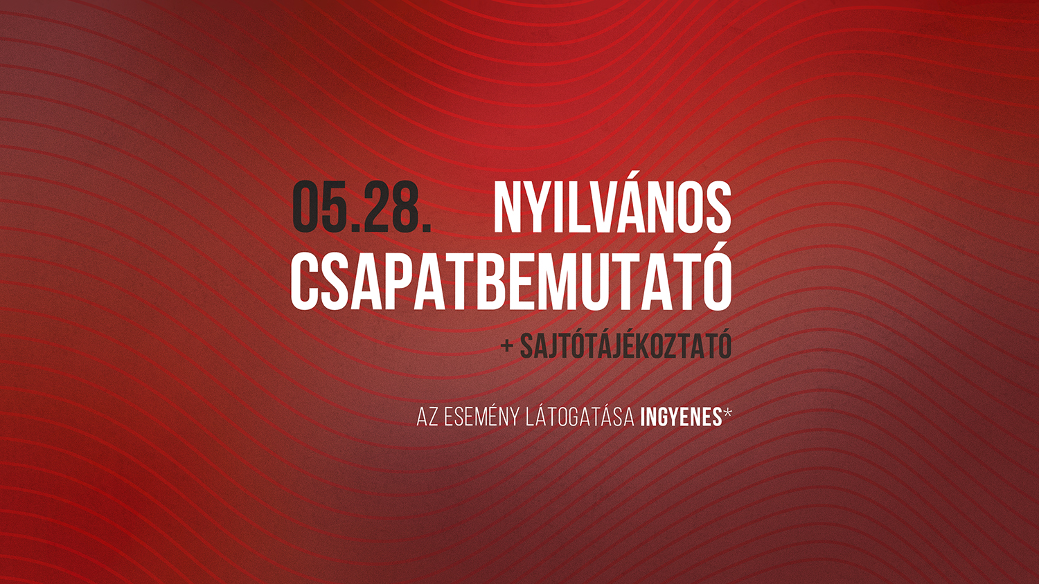 NYILVÁNOS CSAPATBEMUTATÓ